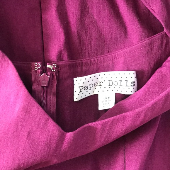 Plum Pencil Dress - Picture 3 of 3